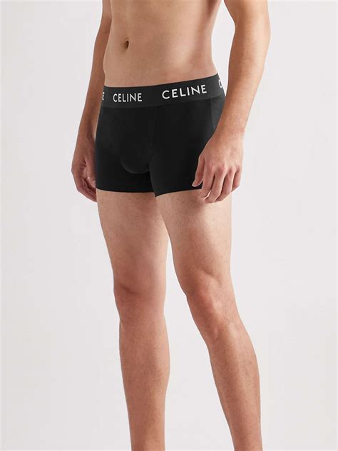 celine boxershorts|celine cotton boxers black.